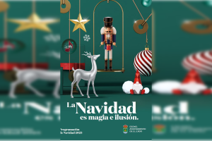 Cartel de la programación navideña.