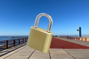 El Cable Inglés, cerrado por fuertes vientos.