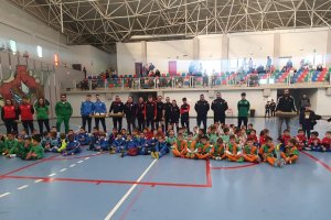 Los protagonistas de la primera concentración.