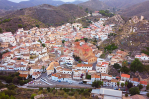 Una vista de este pueblo de la Sierra de los Filabres.