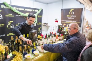 Stand de Oleo Almanzora en la X edición de la feria Sabores Almería.