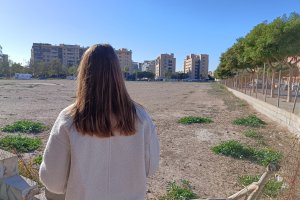 Zona de descampados en la que mucha gente suele sacar a sus perros, entre las calles Regaliz y Bizet.