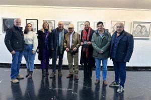 Los vecinos y equipo de Gobierno huercalenses han arropado a Miguel Sánchez Uribe.