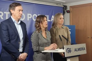 Rafael Hernando, Ana Martínez Labella y Maribel Sánchez Torregrosa.