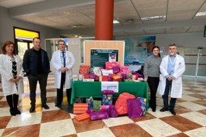 Visita de Agroponiente a hospitales