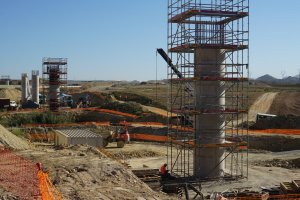 Obras para la llegada del AVE en el Levante almeriense.