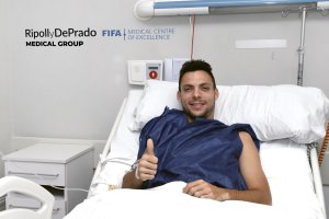 Óscar Plano inicia la recuperación y estará unos seis meses de baja.