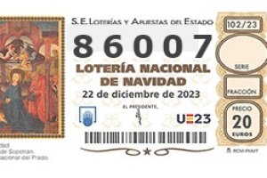 Número premiado.