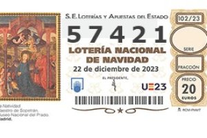 El 57421 ha sido el séptimo quinto premio en aparecer en este Sorteo de Navidad.