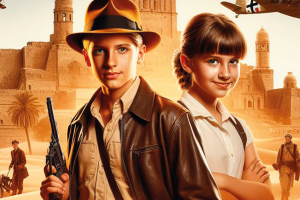 Cartel de la actividad \'Indiana Jones y la última cruzada\'.
