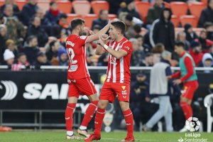 Portillo daba el empate al Almería en Mestalla. Era la jornada 18 para ponerse con 19 puntos en la tabla.