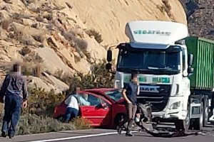 Imagen del accidente que circula por redes sociales.