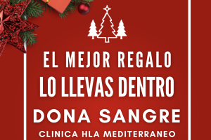 En estas fiestas, el mejor regalo lo llevas dentro. Dona sangre.
