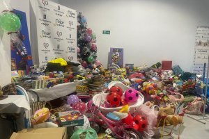 Algunos de los juguetes recogidos.