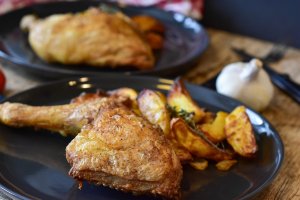Muslo de pollo.