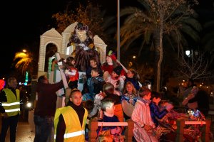 Una de las cabalgatas a su paso por Vícar.