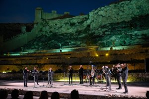 El Ensemble de Metales de la OCAL en la inauguración del Parque