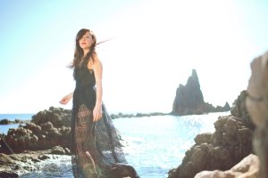 PIlar Onares en el Arrecife de las Sirenas de Cabo de Gata. Foto: Estela García.