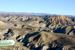 El desierto de Tabernas, uno de los paisajes mostrados en el especial de Destino Andalucía./ @Destino_AND