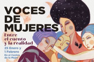 Detalle del cartel de \'Voces de mujeres\'.