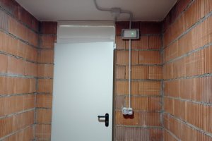 Interior de uno de los trasteros del aparcamiento