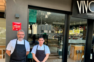 Ferrán Polls y Bruno Espejo, cocineros de VIVO Gourmet.