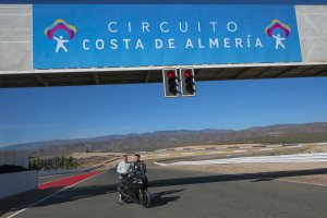 Pedro Acosta y David García, gerente del los Circuitos Costa de Almería y Andalucia Circuit