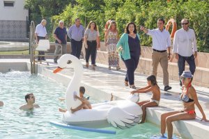 Imagen de archivo de la piscina.