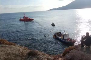 Retirada de la embarcación.