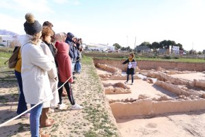 Visita guiada al Yacimiento de Ciavieja en una imagen de archivo.