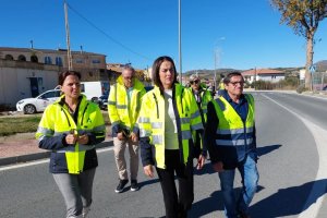 Archivo de la visita a las obras de la delegada del Gobierno,  la delegada de Fomento y el alcalde de Serón.