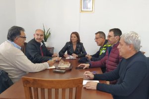 Reunión con el Jefe de Servicio de Protección Civil de Almería.