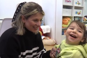 El pequeño Diego y su madre Esmeralda.