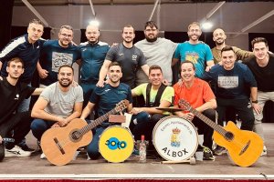 Miembros de La Chirigota del Soto.