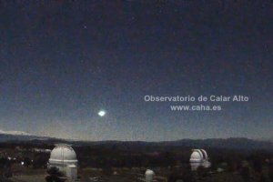 Imagen captada por las cámaras de Calar Alto.