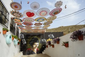 Una estampa de la Villa de Vícar.