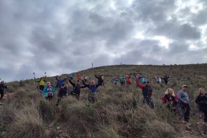 Un momento de la excursión.