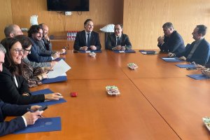 Reunión en Almería de la UAL y la Consejería de Universidad.