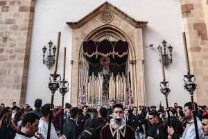 Imagen de archivo del Rosario del Mar, saliendo desde el Santuario de la Virgen del Mar.
