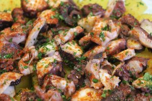 Pulpo a la gallega.