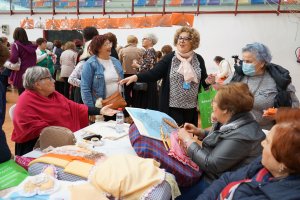 Asistentes al Encuentro de Bolilleras.