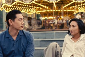 Yoo Teo y Greta Lee en ‘Vidas pasadas’.