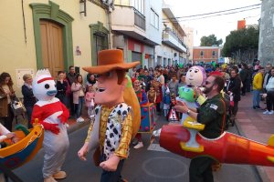Un desfile de carnaval pasado en Huércal de Almería.