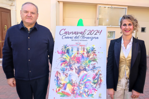 Presentación del cartel anunciador del Carnaval de Cuevas del Almanzora este 2024.