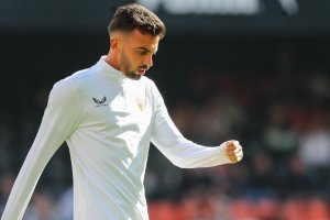 Centelles en un partido especial jugando en su tierra contra el Valencia.