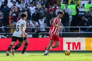 Gonzalo Melero en el partido del pasado sábado contra el Valencia.