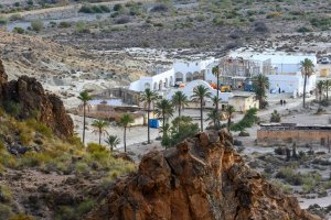 Decorados construidos en El Chorrillo de Sierra Alhamilla para la serie El Zorro.