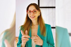 Constanza García durante esta entrevista.