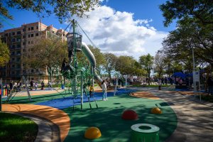 Inauguración del Parque de La Goleta tras su remodelación.