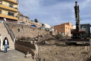 El solar donde se realizará el aparcamiento.